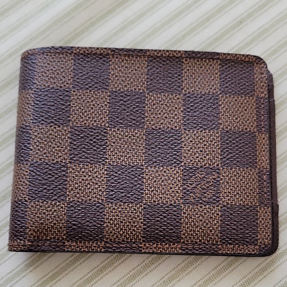 Louis Vuitton Brown Checkerboard Card & Key Holder